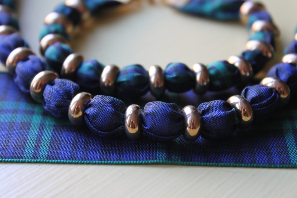 Black Watch Tartan Bracelet Blue, green and black plaid