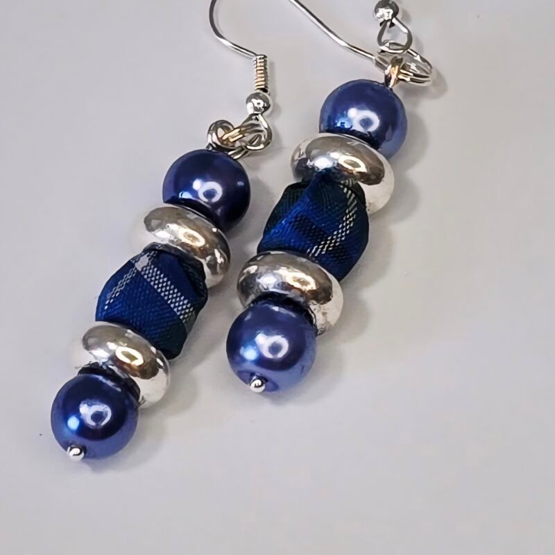 Tartan Drop Earrings