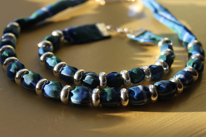 Douglas Tartan Necklace & Bracelet Set