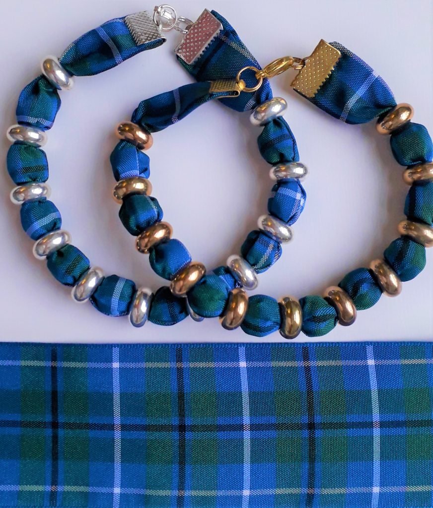 Douglas Tartan Necklace & Bracelet Set