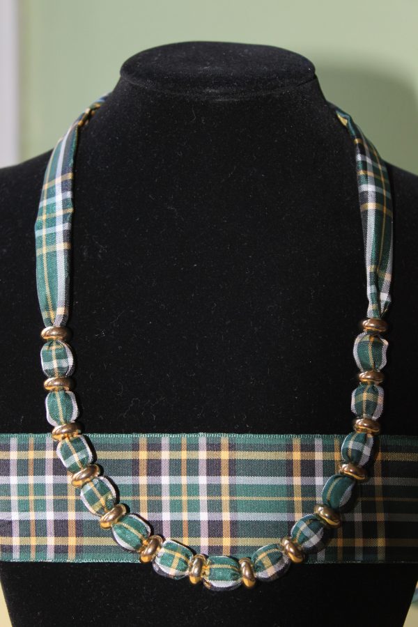 Irish National tartan necklace