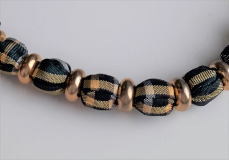 Irish National Tartan Bracelet & Necklace Set