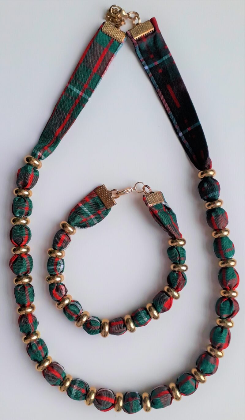 MacGregor Tartan Necklace & Bracelet Set