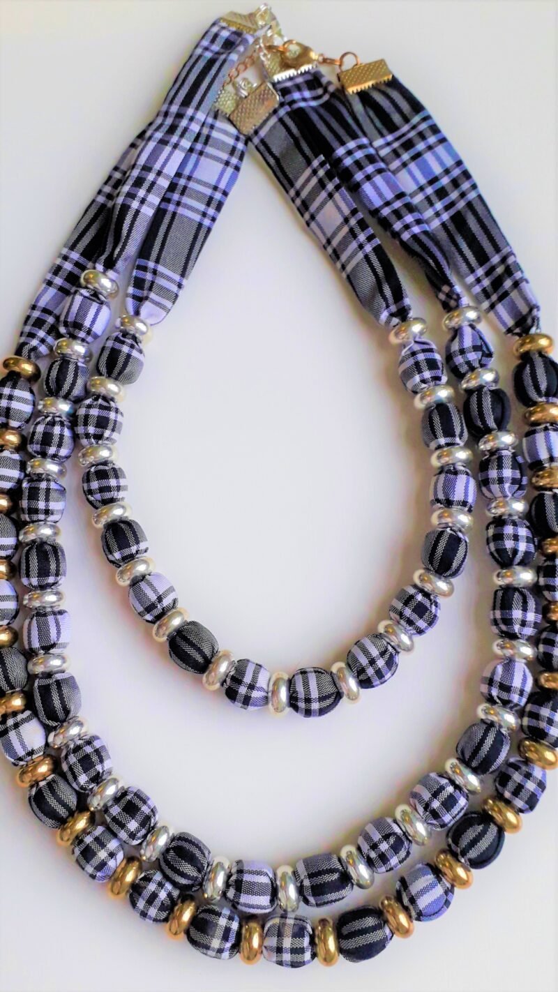 Menzies Tartan Necklace & Bracelet Set
