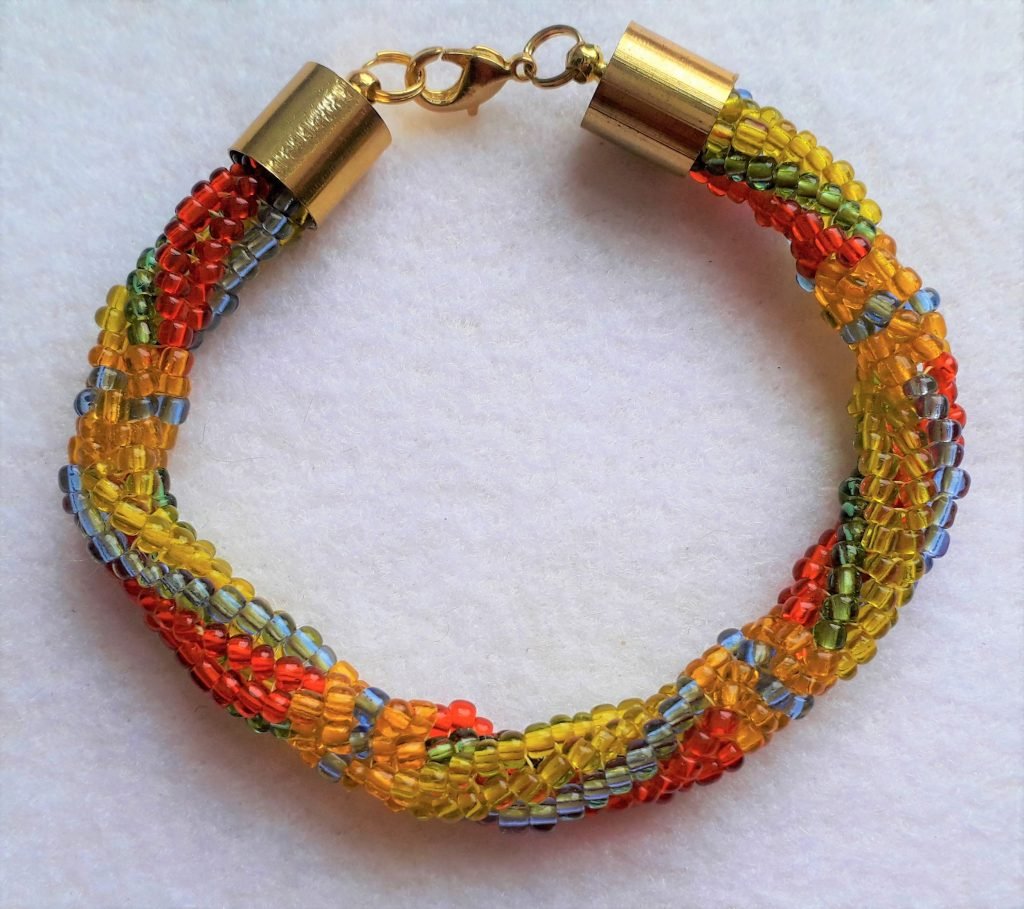 Buchanan Tartan Beaded Bracelet