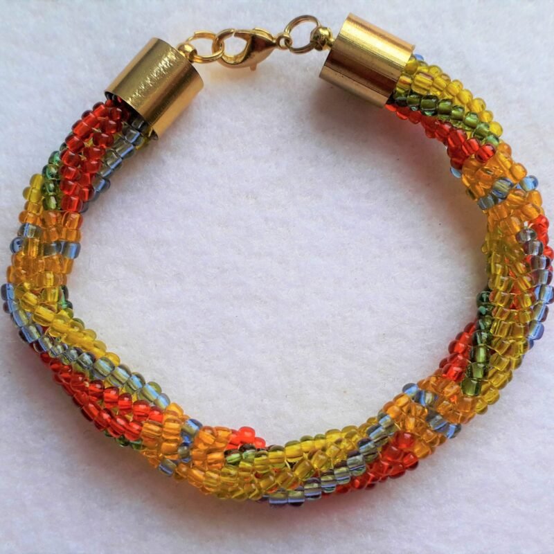 Buchanan Tartan Beaded Bracelet