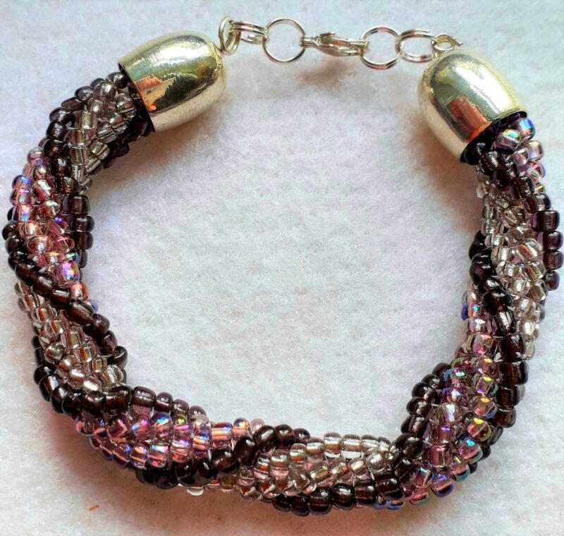 Purple Beaded Bracelet