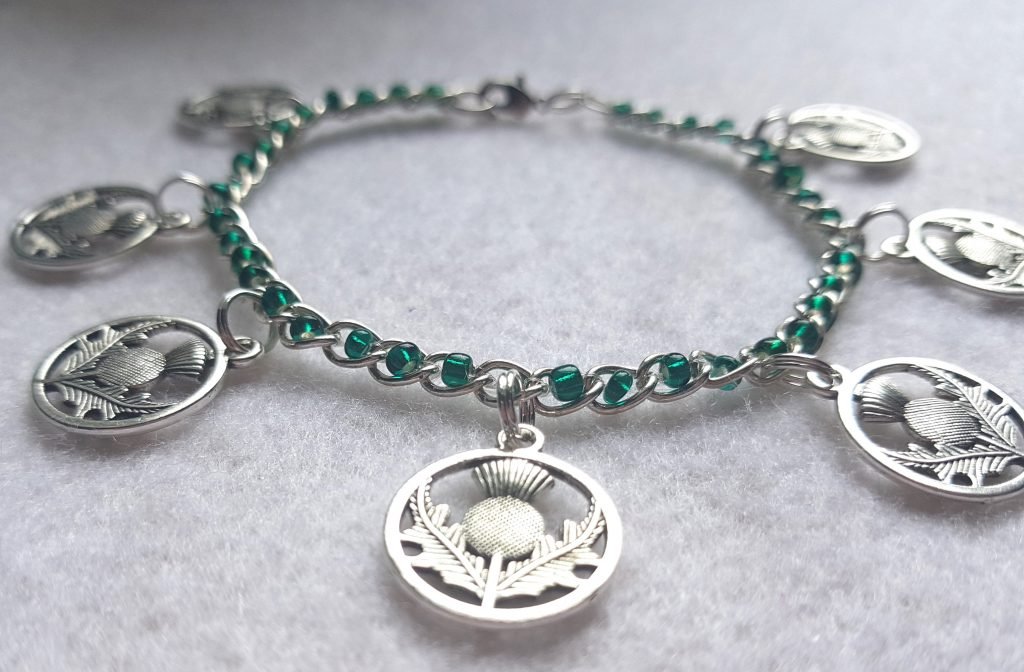 Thistle Charm Bracelet