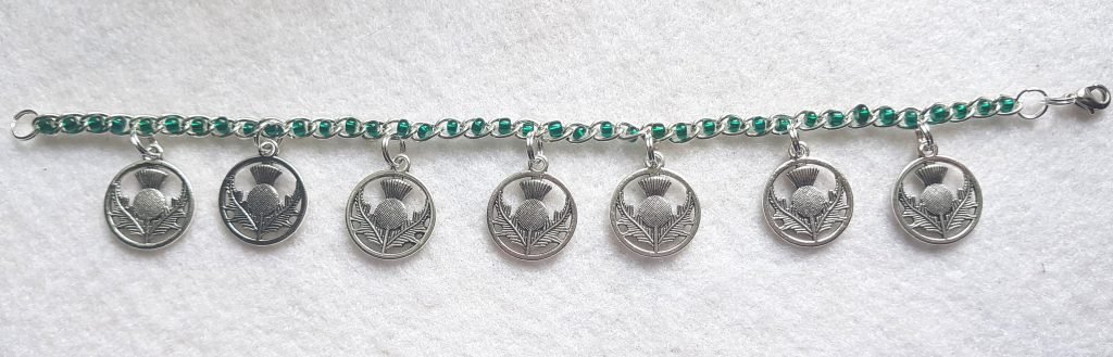 Thistle Charm Bracelet