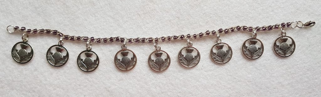 Thistle Charm Bracelet