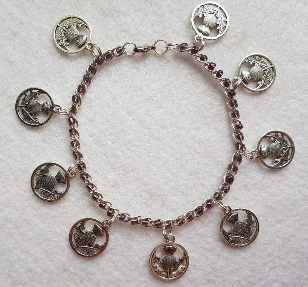 Thistle Charm Bracelet