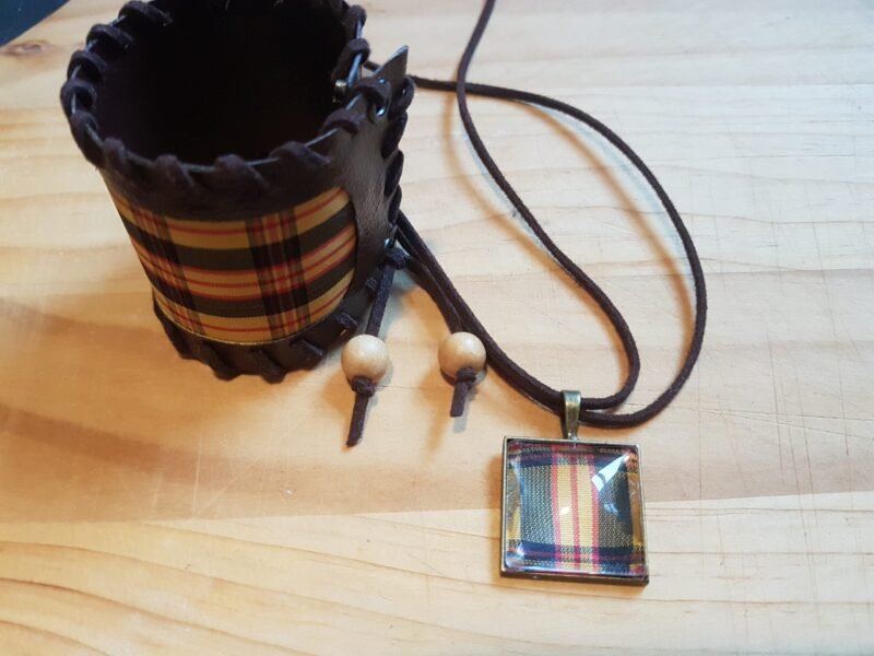 Tartan Cuff Bracelet