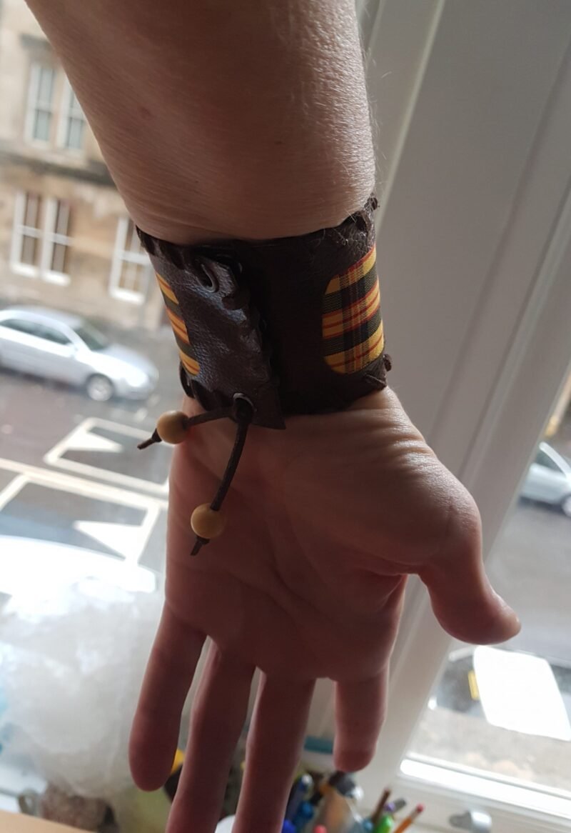 Tartan Cuff Bracelet