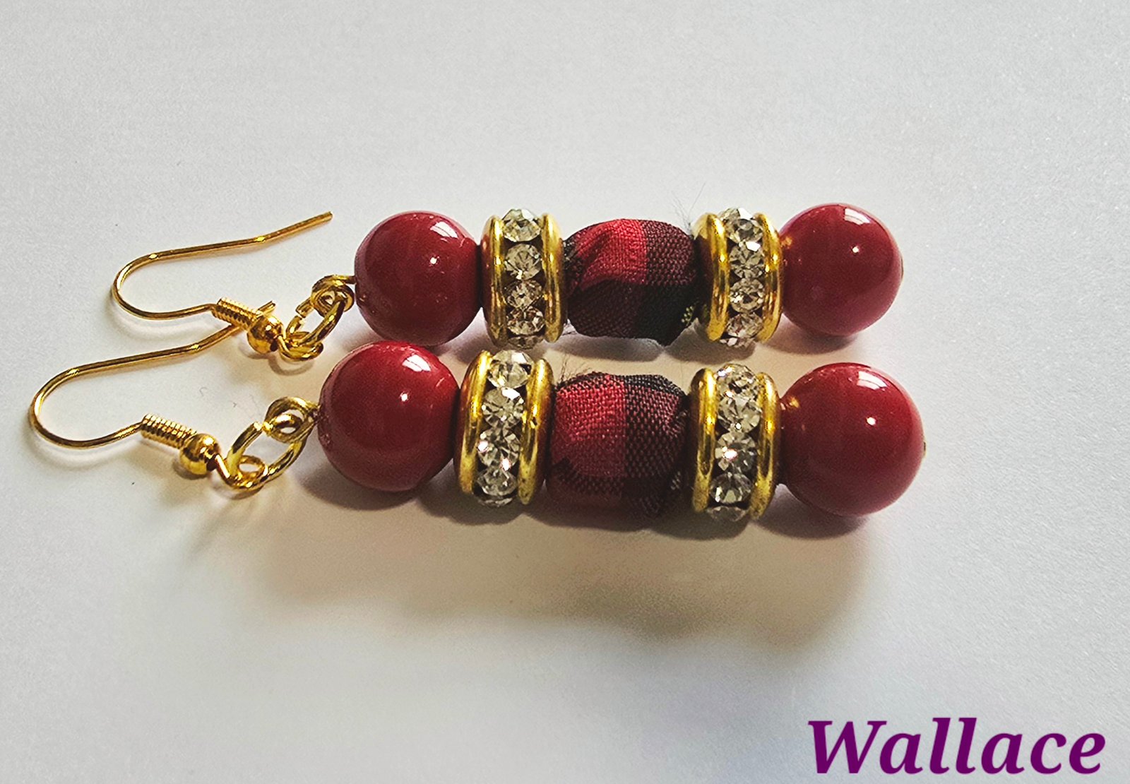 Tartan Drop Earrings